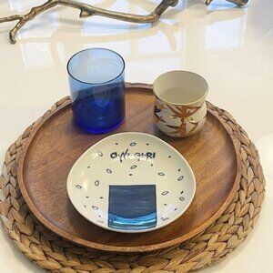 Mitsumine Nigiri Sushi Plates Set Of 5 Porcelain Blue & White Handmade